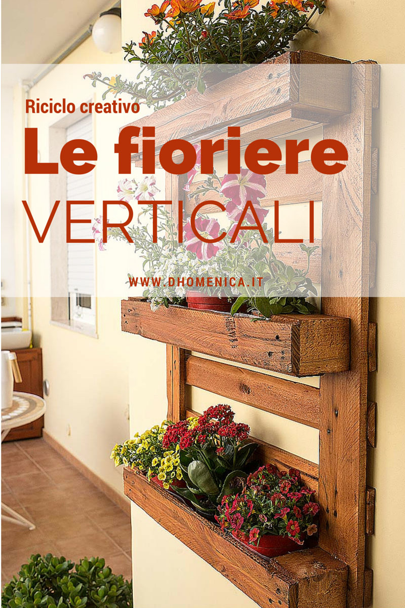 Come realizzare una fioriera verticale con un pallet