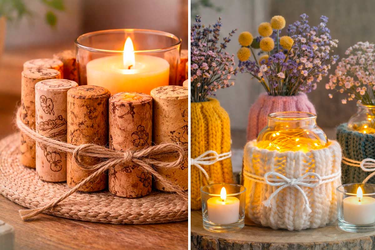 5 centrotavola sorprendenti nati da oggetti dimenticati