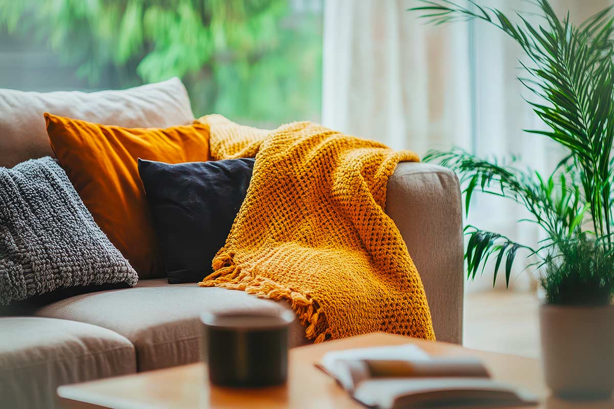 Dove posizionare il divano se l’ingresso dà sul soggiorno: la regola da seguire