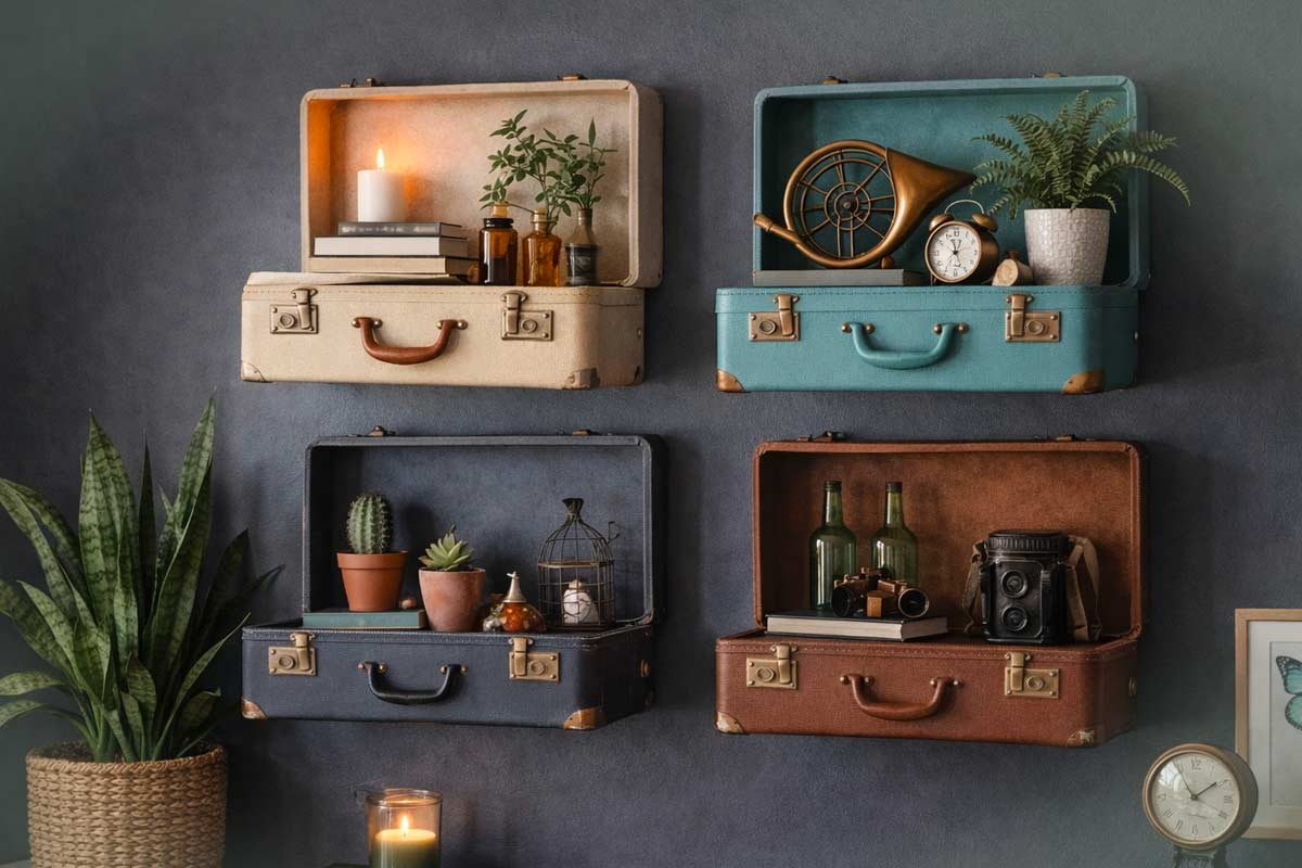 Creare mensole con il riciclo: quando un oggetto comune diventa arredo di casa