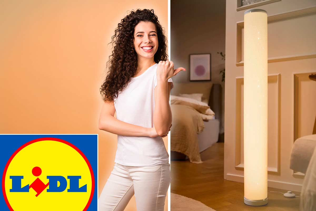 Novità Lidl: la piantana Livarno a LED illumina casa con 16 colori diversi