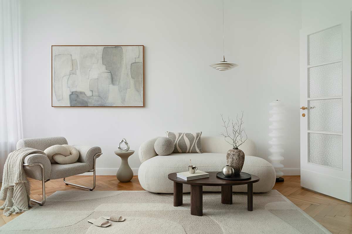 Pareti del soggiorno moderno: 6 palette che funzionano sempre